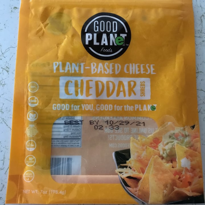 photo of Good Planet Foods Plant-Based Cheddar Cheese Slices shared by @josette25 on  13 Feb 2021 - review