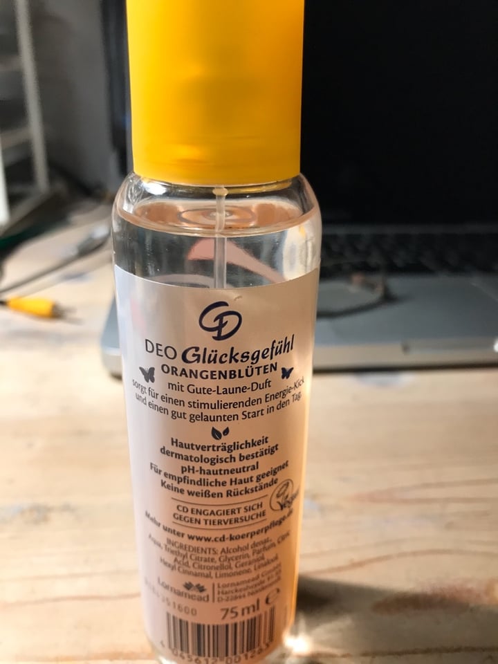 review photo of CD Glücksgefühl Deodorant shared by @nicmue64 on 18 Jan 2020 - review