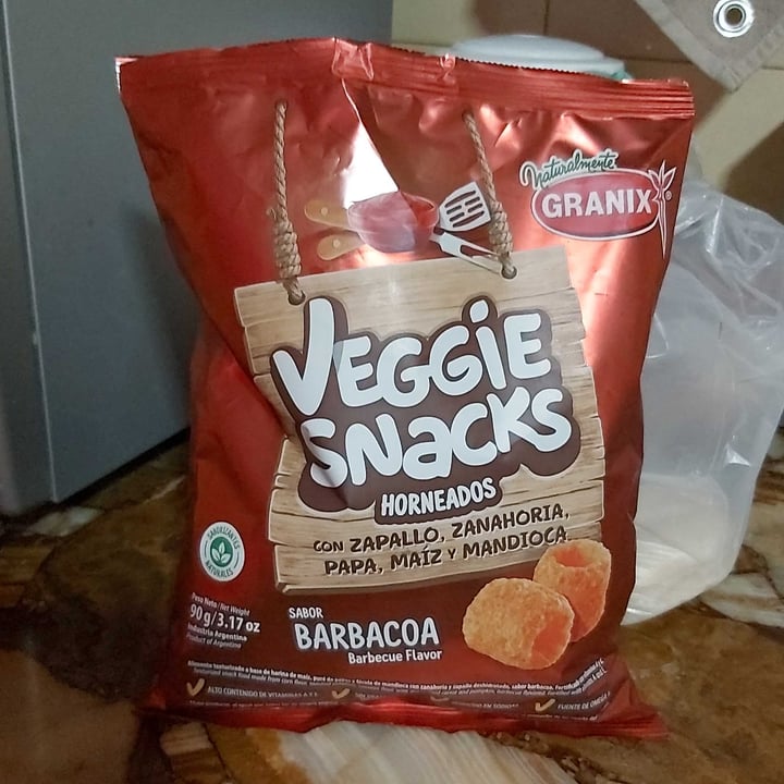 photo of Veggie snacks Veggie Snacks Sabor Barbacoa shared by @guada11 on  09 Sep 2022 - review