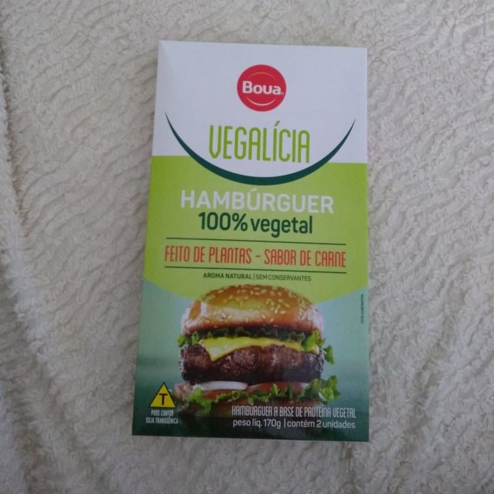 photo of boua Vegalícia - HAMBÚRGUER 100% VEGETAL shared by @jddenise on  04 Sep 2022 - review