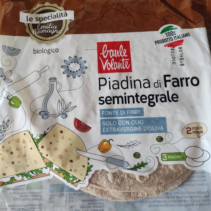 photo of Baule volante Piadina di farro semi-integrale shared by @flabellina on  05 Jun 2022 - review