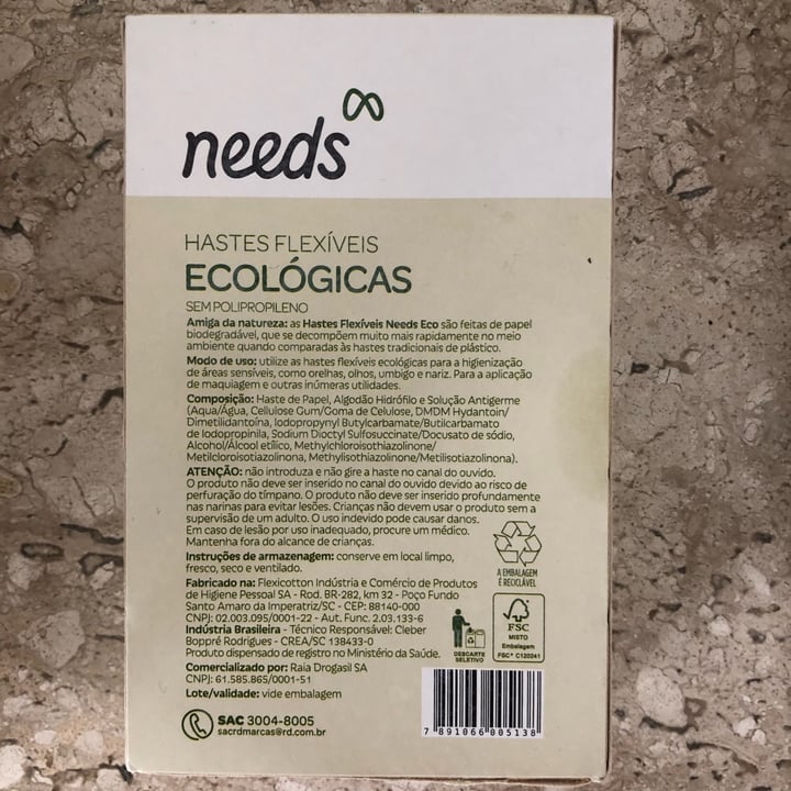 photo of Needs Hastes Flexivéis Ecologicas shared by @annagodoy on  06 May 2022 - review
