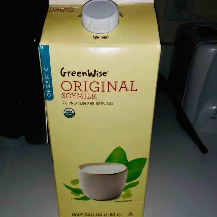 photo of Greenwise Original Soy Milk shared by @punkintatertot on  26 Apr 2020 - review