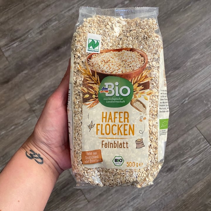 photo of dmBio Hafer flocken shared by @floryhollyvegan on  23 May 2021 - review