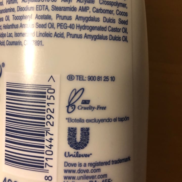 review photo of Dove Secretos Hidratantes Loción Corporal shared by @mariagrauc on 20 Jul 2020 - review