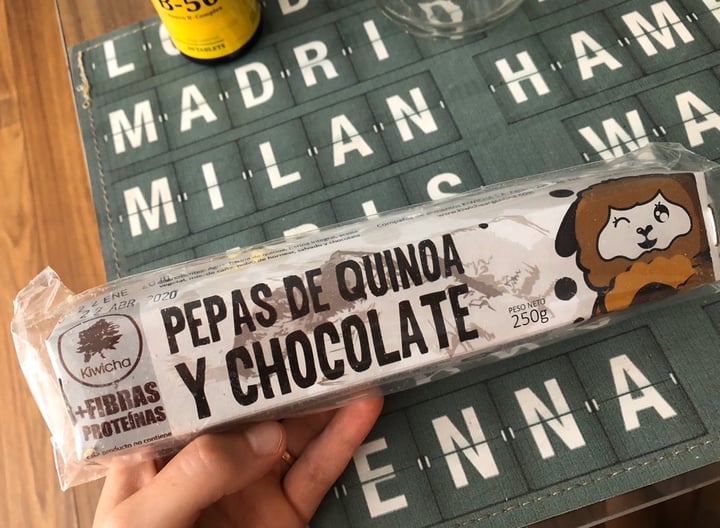 photo of Kiwicha Pepas de algarroba y chocolate blanco shared by @vickydeb on  06 Mar 2020 - review