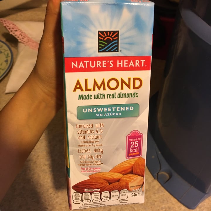 photo of Nature's Heart Almond unsweetened shared by @valeriarse on  17 May 2020 - review