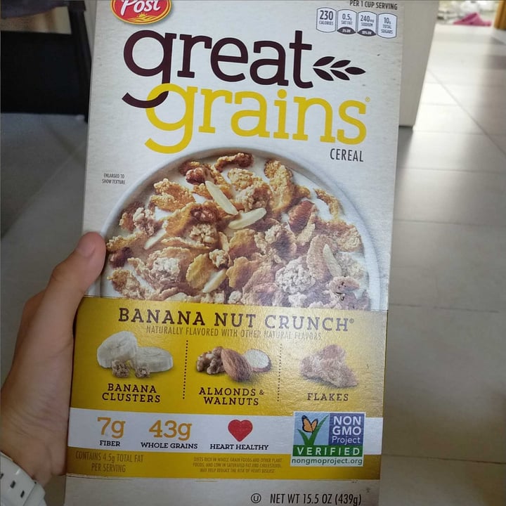 review photo of Great Grains Banana Nut Crunch shared by @jm369 on 23 Aug 2020 - review