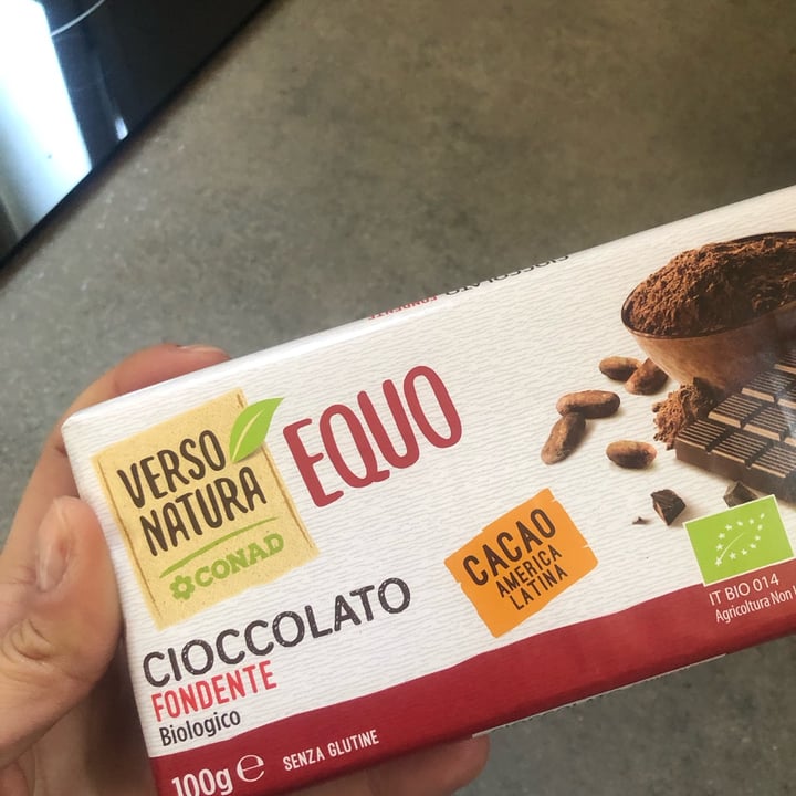 photo of Verso Natura Conad Veg Cioccolato fondente shared by @virginia92dp on  19 Nov 2022 - review