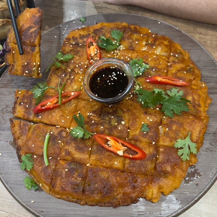 photo of Saute-San Kimchi Pancake shared by @vegan-ravana on  08 Oct 2022 - review