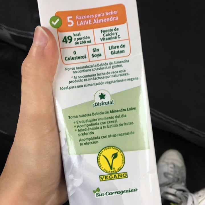 photo of Laive Leche de almendras shared by @cosmicfrog on  17 Sep 2021 - review