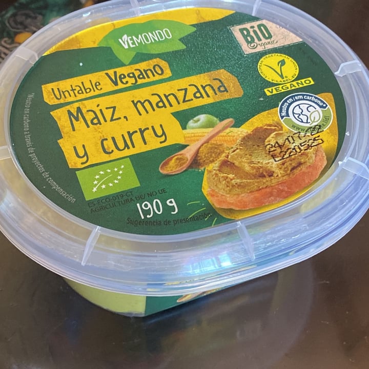 photo of Vemondo untable maiz y manzana shared by @greedyfamily on  26 Jun 2022 - review