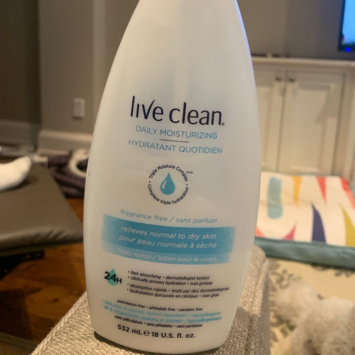 photo of Live Clean Daily Moisturizing shared by @valley123 on  25 Jun 2021 - review