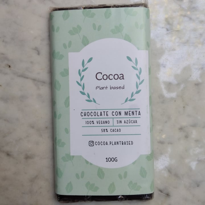 photo of Cocoa Plant Based Chocolate Con Menta shared by @vickycorrea on  16 Apr 2022 - review