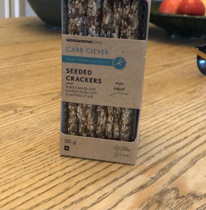 photo of Woolworths Food Seeded Crackers shared by @phoebekon2 on  18 Jul 2020 - review