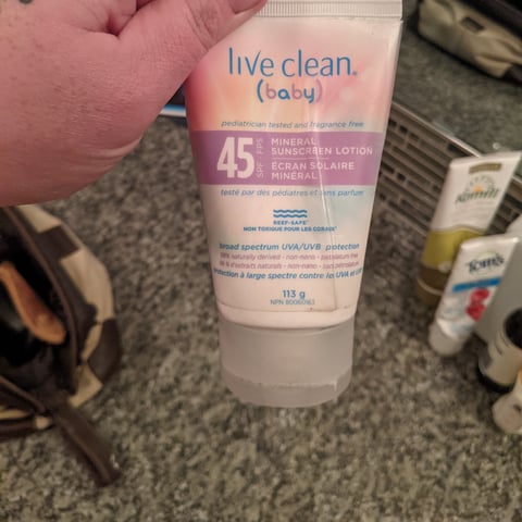 Live clean hot sale baby sunscreen