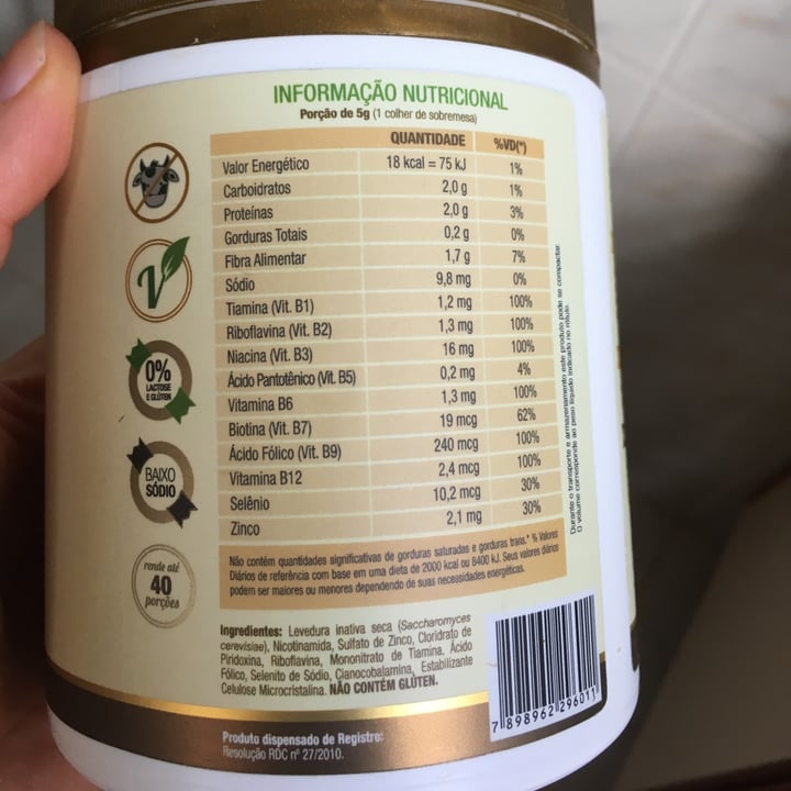 photo of VeganWay Nutritional yeast levedura nutricional shared by @patfri on  17 Jun 2022 - review