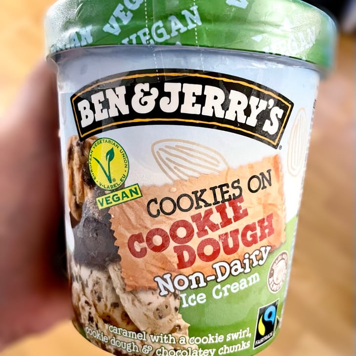 review photo of Ben & Jerry's Chocolate Chip Cookie Dough shared by @thecurvyblondevegan on 21 Jun 2022 - review