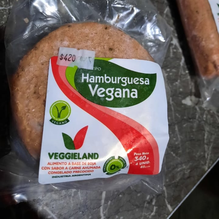 review photo of Veggieland Hamburguesa Vegana shared by @nomadatrecw on 01 Oct 2021 - review