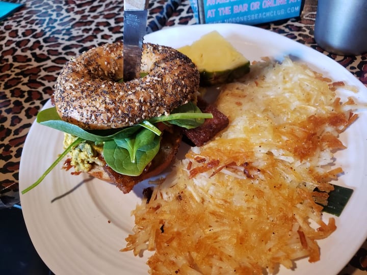 photo of No Bones Beach Club Big Kahuna Breakfast Bagel shared by @dianakitsune on  18 Feb 2020 - review