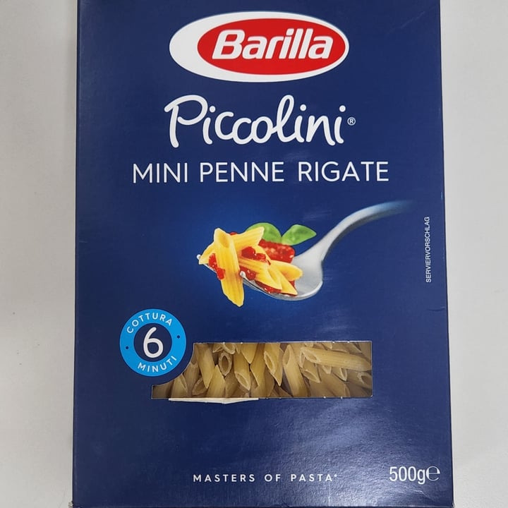 photo of Barilla Piccolini mini penne rigate shared by @patimurno on  25 Aug 2022 - review