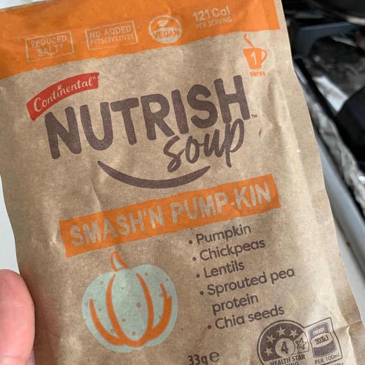 photo of Continental Smash’n pump-kin soup shared by @paolarux on  22 Feb 2021 - review
