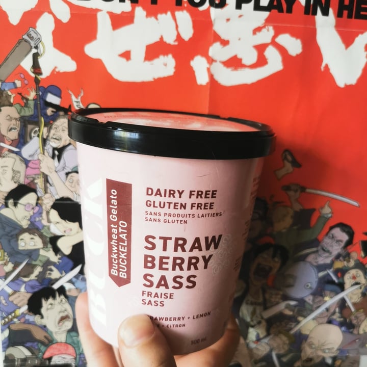 review photo of Buck Strawberry Sass Buckelato shared by @embarrassedtobehuman on 07 Feb 2022 - review