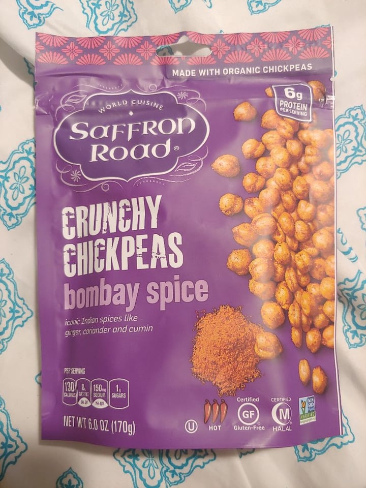 photo of Saffron Road Bombay Spice Chickpeas shared by @vecanter on  21 Aug 2019 - review