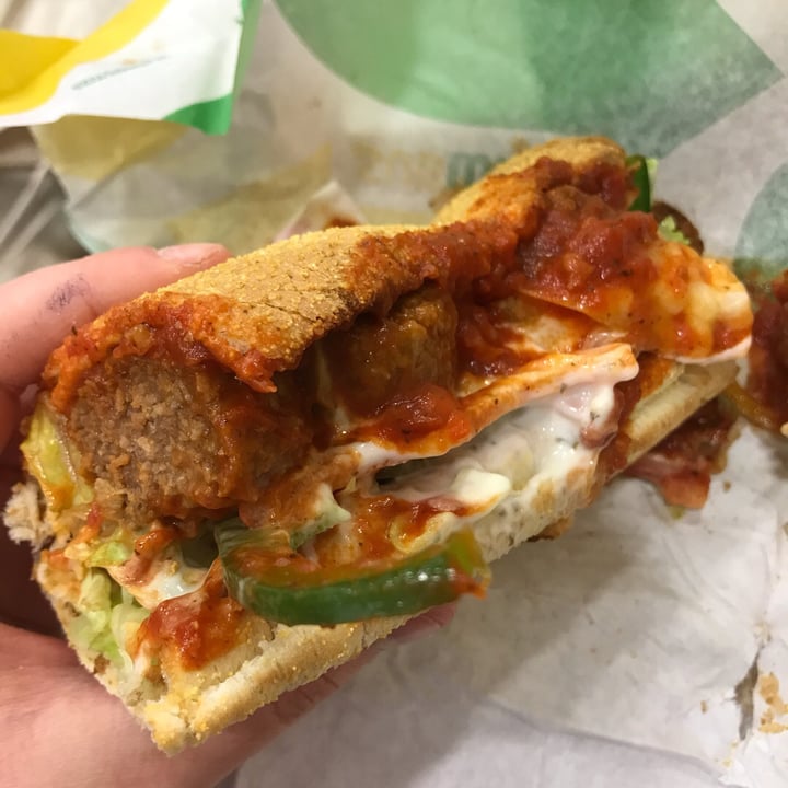 photo of Subway Meatless Meatball Marinara shared by @shannengordon on  18 Jan 2020 - review