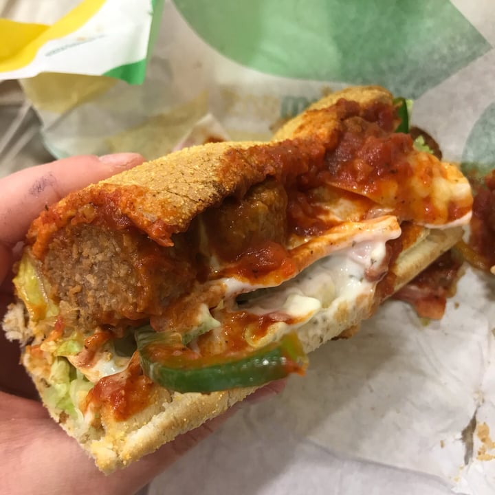 review photo of Subway Meatless Meatball Marinara shared by @shannengordon on 18 Jan 2020 - review