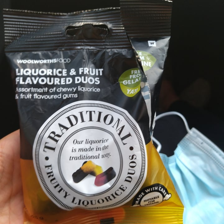 review photo of Woolworths Food Liquorice & Fruit Flavoured Duos shared by @jesscaga on 06 Jun 2021 - review