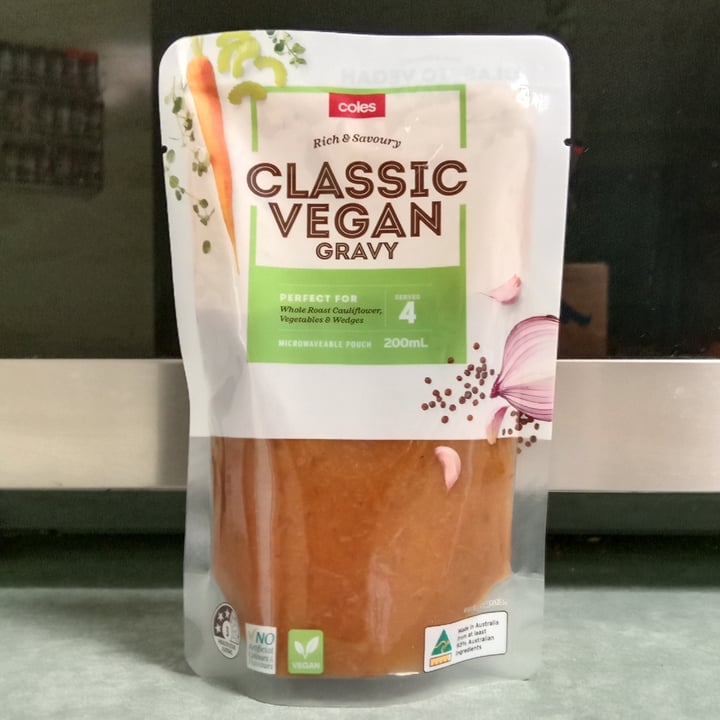 photo of Coles Classic Vegan Gravy shared by @sarahtheethicalvegan on  01 Aug 2022 - review