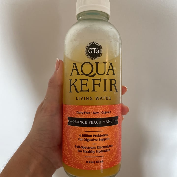 photo of GT’s Living Foods Aqua Kefir Orange Peach Mango shared by @danigayon on  26 Jun 2021 - review