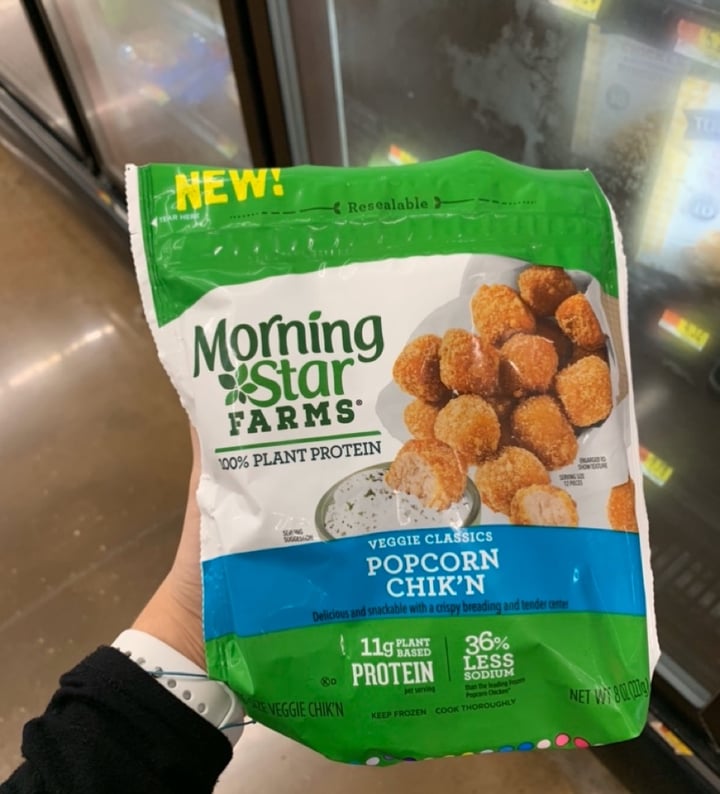photo of MorningStar Farms Veggie Classics Popcorn Chik’n shared by @daniquiros on  20 Feb 2020 - review