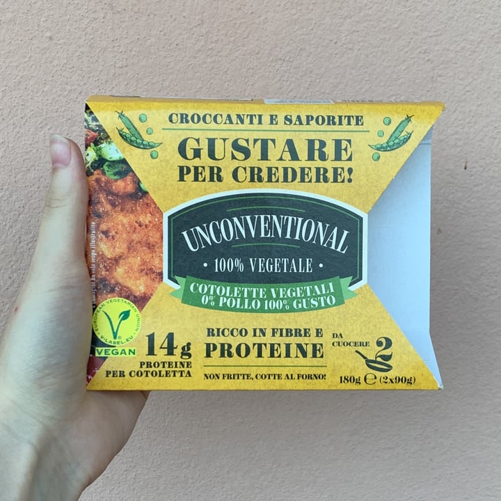 photo of Unconventional Cotolette Vegetali 0% Pollo 100% Gusto shared by @jessicabrunelli on  25 Jul 2022 - review
