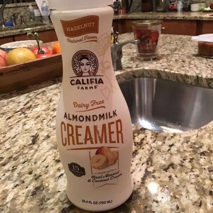 review photo of Califia Farms Almondmilk Creamer Hazelnut shared by @maryyelise on 23 Apr 2020 - review