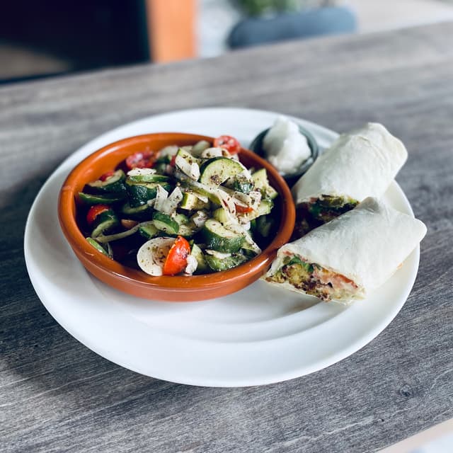 Photo of the dish “Spicy Falafel Wrap”