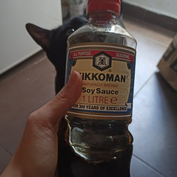 photo of Kikkoman salsa de soja sin gluten shared by @crisvegan24 on  09 Aug 2021 - review