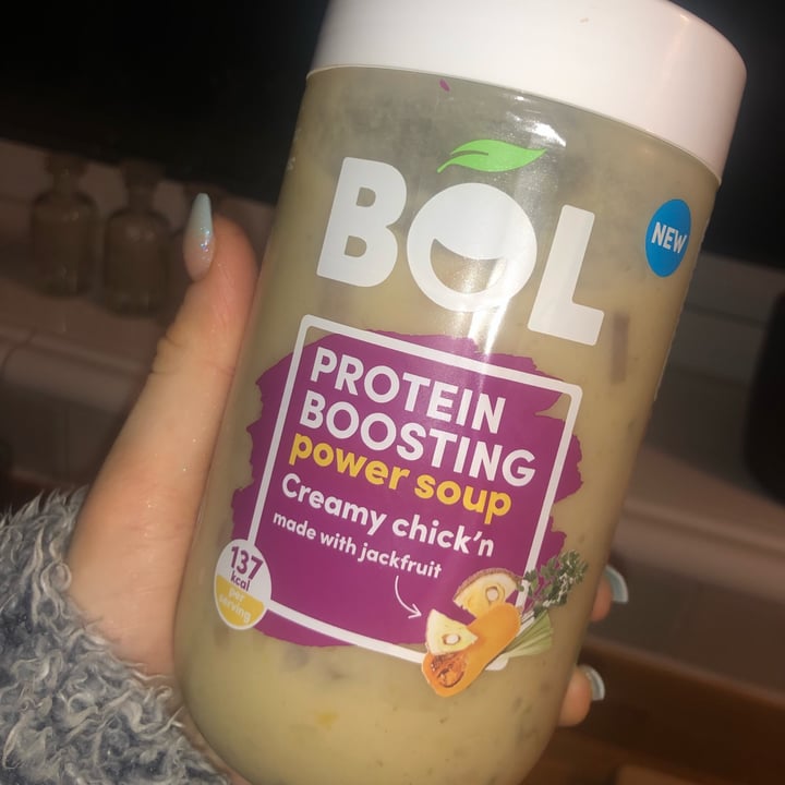 photo of BOL Creamy chick’n power soup shared by @annaleitner on  16 Jan 2022 - review