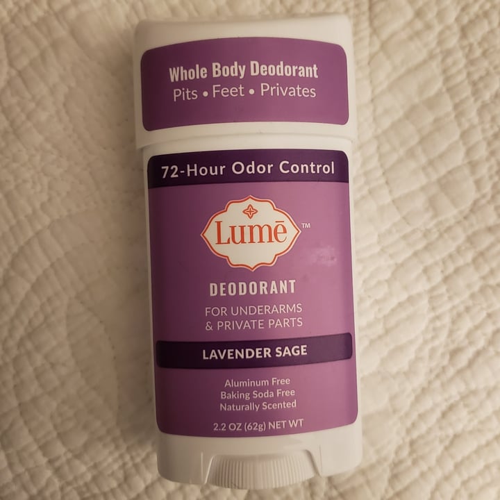 photo of Lume Lumē Deodarant shared by @jupiejup on  19 Jun 2021 - review