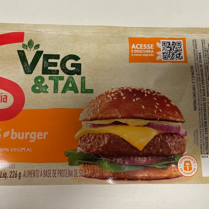 review photo of Sadia Hambúrguer Vegetal shared by @crizajac on 03 May 2022 - review