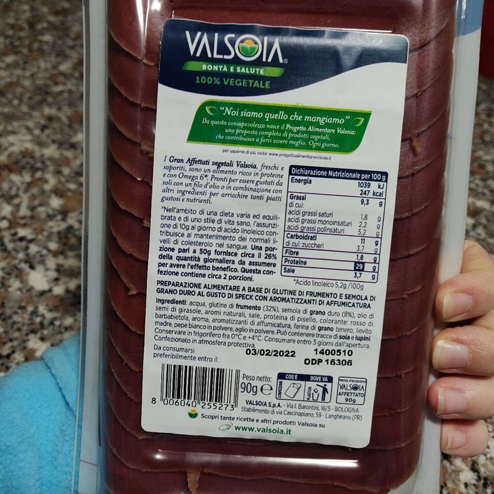 review photo of Valsoia Gran Affettati Vegetali Gusto Speck shared by @mariaca on 03 Jan 2022 - review