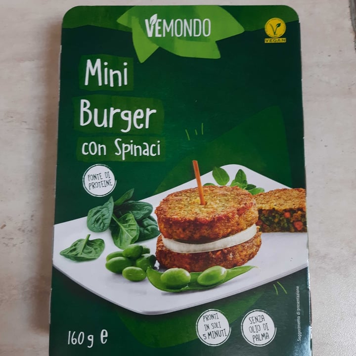 photo of Vemondo Mini burger con spinaci shared by @jessica0811 on  12 Mar 2022 - review