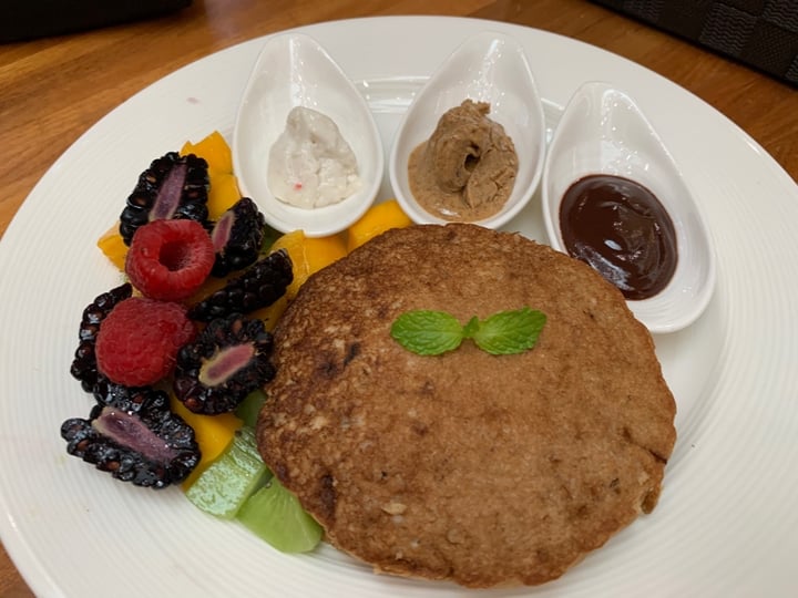 review photo of Wholesome Savour ABJ pancakes shared by @iloveplantssomuch on 17 Dec 2019 - review