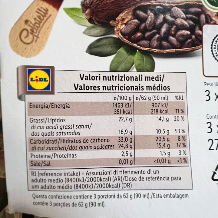 review photo of Gelatelli Vegan Ice Cream With Chocolate shared by @lucabaldereschi on 19 Apr 2022 - review