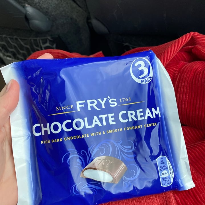 photo of Fry's Chocolate Chocolate Cream shared by @heatherevans on  19 Feb 2021 - review
