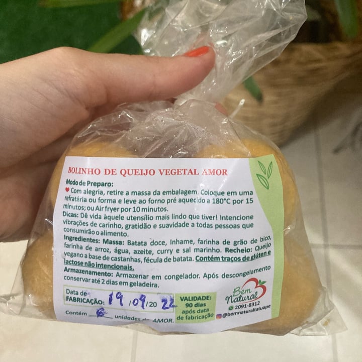 review photo of Bem Natural Bolinho De Queijo shared by @amandapepo on 06 Oct 2022 - review