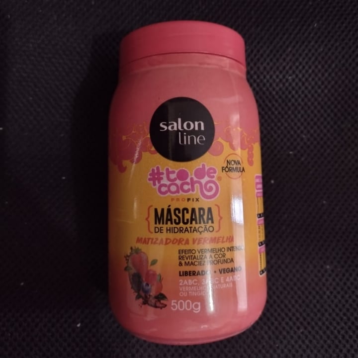 photo of Salon line Máscara De Hidratação Matizadora Vermelha shared by @biancamonteirot on  30 Sep 2022 - review