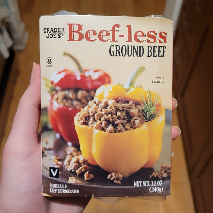 photo of Trader Joe's Beef-less Ground Beef shared by @yourfriendjen on  29 Nov 2022 - review