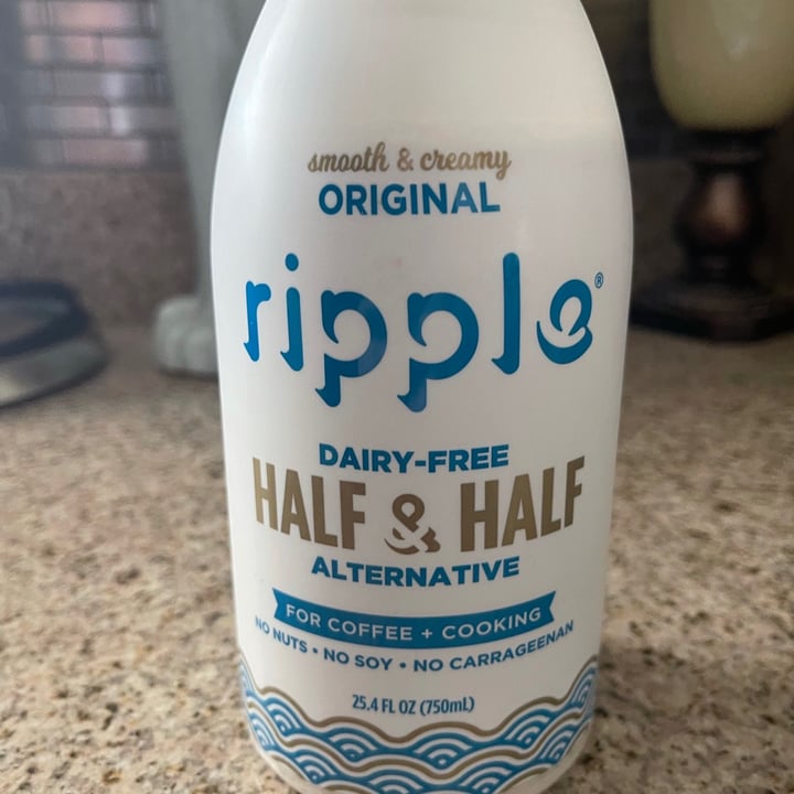 photo of Ripple Foods Plant-Based Half & Half shared by @veganbear67 on  26 Jun 2021 - review